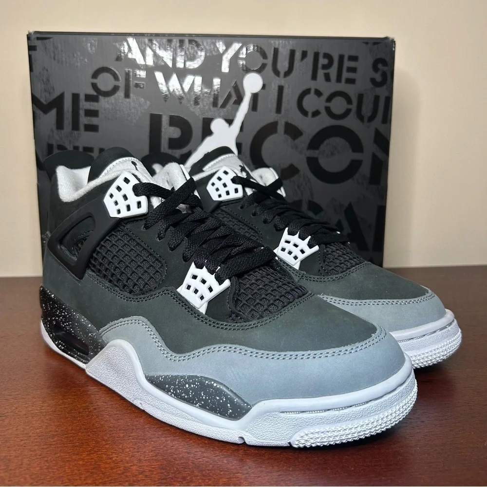 SOLD Jordan | Nike Air Jordan 4 Retro Fear 2024 (8 Men's / 9.5 Women's) - Picture 1 of 12